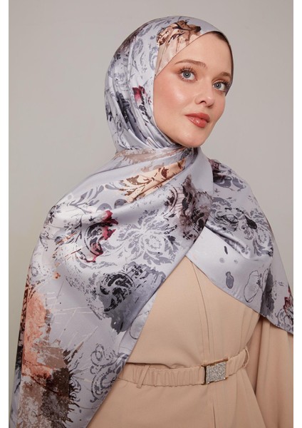 Füme Batik Desen Twill Şal