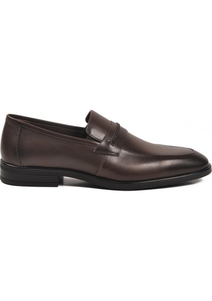 Kahve Hakiki Deri Erkek Klasik Ayakkabı 854 M fiyatları