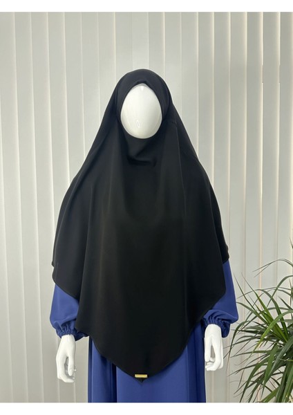 Iki Katlı Hazır Sufle Esarp Medine Ipegi Hac ve Umre Için Uygundur Siyah fiyatları