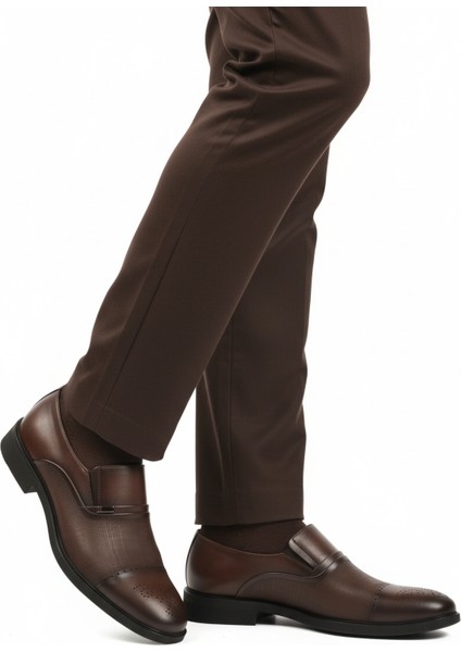 Kahve Hakiki Deri Erkek Klasik Ayakkabı 380 M modelleri