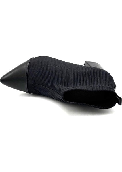 Mabel Streç Topuklu Kadın Bot Siyah indirimleri