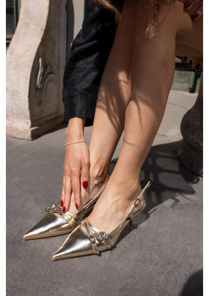 Josh Kadin Bej Rugan 3 Tokali Alçak Topuklu Ayakkabi modelleri