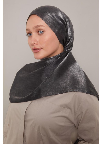 Koyu Gri Kristal Abiye Şal fiyatları