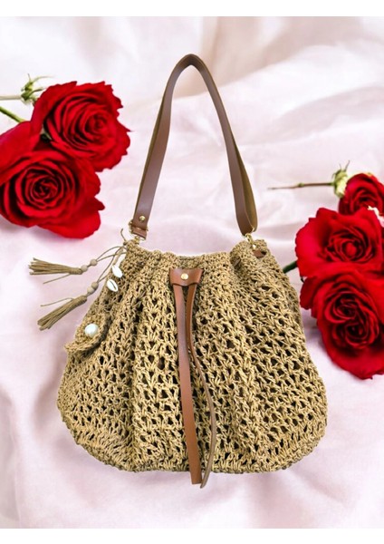 Hasır Çanta Büyük Boy - Model 202504 fiyatları