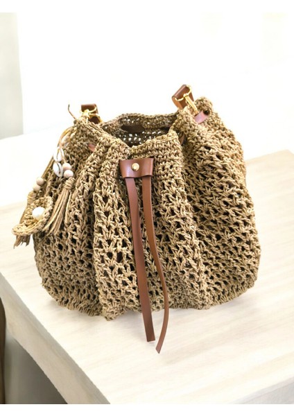 Hasır Çanta Büyük Boy - Model 202504 fırsatları