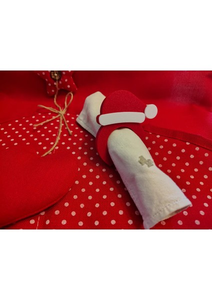 Yılbaşı Temalı Peçetelik – 3D Baskı Organik Pla Malzeme | Dekoratif Noel Peçetelik fiyatları