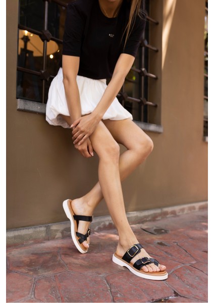 Pisiya Kadin Somon Gercek Deri Parmak Arasi Terlik fırsatları