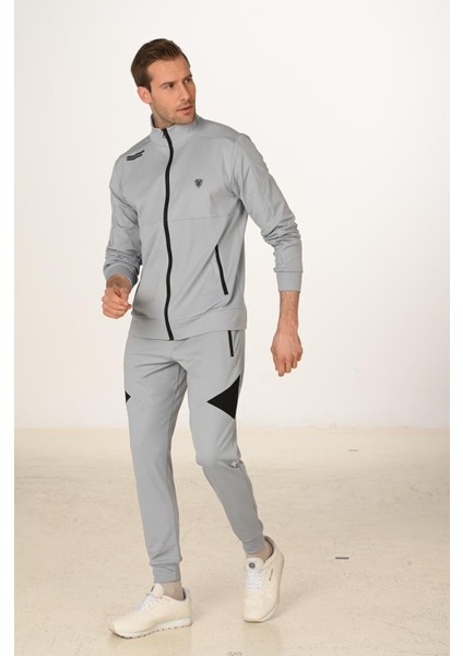 Şardonlu Dalgıç Erkek Eşofman Takımı Gri 5255-G fırsatları