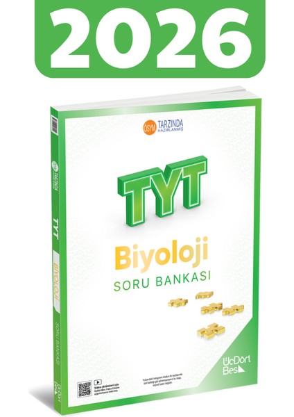 2026 345 Tyt Biyoloji Soru Bankası - Güncel Baskı