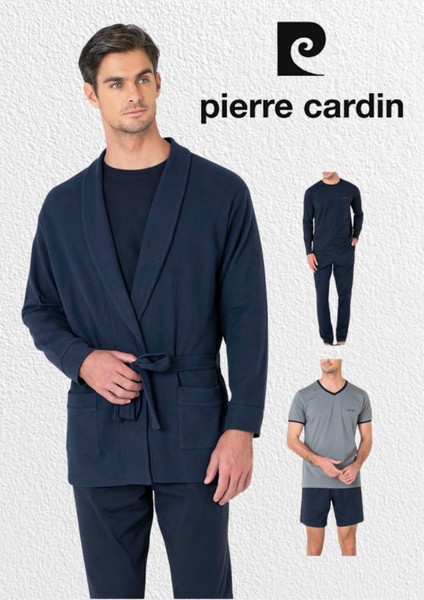 Erkek Giyim 5 Parça Kutulu %100 Pamuk Robdöşambır & Pijama Takımı Set ( Çorap Hediyeli)