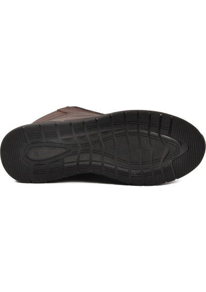 Kahve Hakiki Deri Fermuarlı Kadın Bot 2004 Z indirimleri