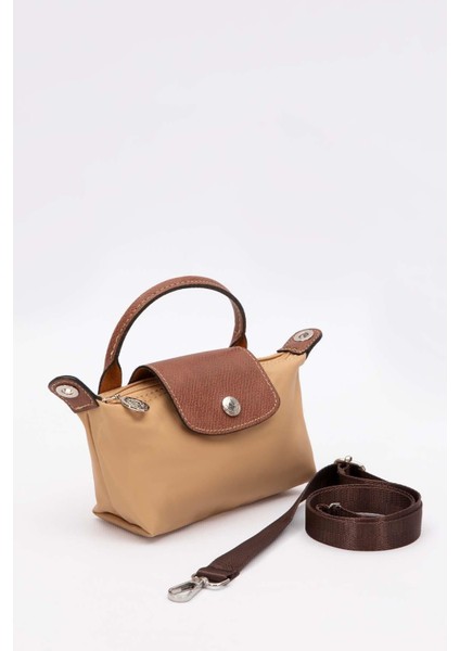 Gold Mini Boy Deri Kapak Detaylı El Çantası fiyatları