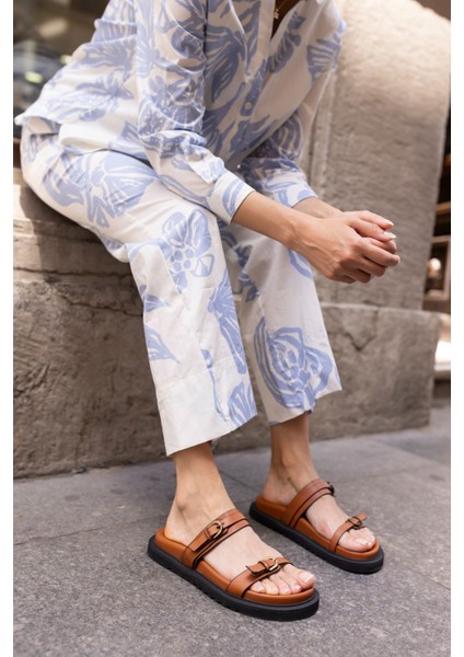 Eliott Kadın Bej Tokali Fusped Tabanli Terlık fiyatları