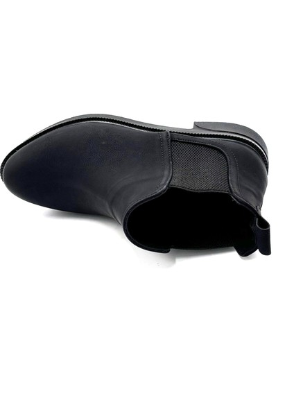 Kenar Lastik Detaylı Günlük Kadın Bot Mat Siyah indirimleri