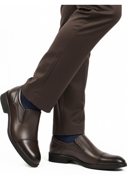 Kahve Hakiki Deri Erkek Klasik Ayakkabı 916 M modelleri