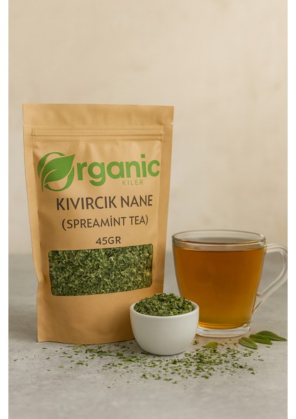 Doğal Kıvırcık Nane Çayı - Spearmint Tea 45GR 2'li Set - Katkısız & %100 Doğal - Pcos & Mide Dostu fiyatları