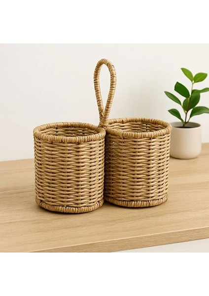 Mien 2’li Rattan Kaşıklık Seti – Doğal ve Şık Mutfak Düzenleyici MIEN-1191 modelleri