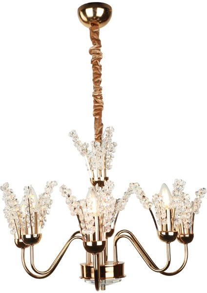 Leroy 6.lı Avize Gold Kaplama fırsatları