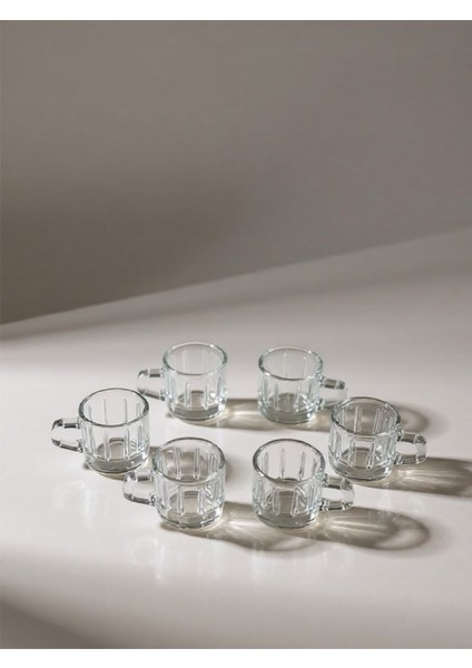 Mini Kahve Yanı-Shot Bardağı 6 Adet