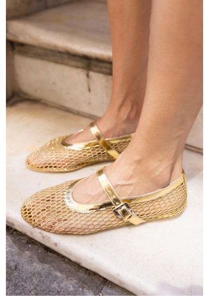 Alaya Kadın Kahverengi File Detay Babet fiyatları