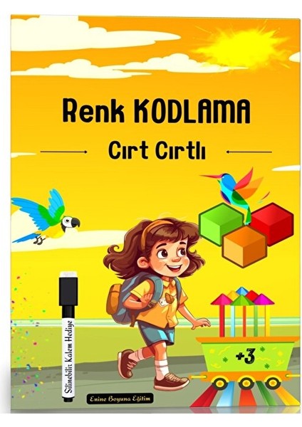 Cırt Cırtlı Renk Kodlama Yaz-Sil Eğitim Seti