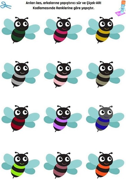 Cırt Cırtlı Renk Kodlama Yaz-Sil Eğitim Seti fırsatları