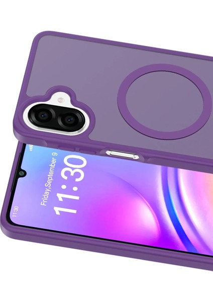 Lvsqvr Joko Samsung Galaxy A07 Jota Magsafe Kapak - Derin Mor modelleri