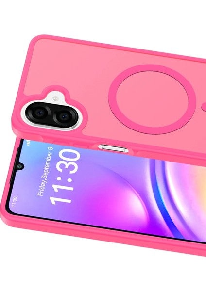 Lvsqvr Joko Samsung Galaxy A07 Jota Magsafe Kapak - Rose modelleri