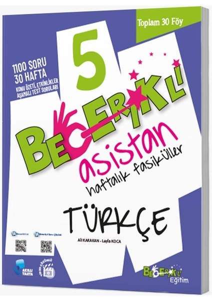 Becerikli Asistan 5. Sınıf Türkçe Haftalık Fasiküller
