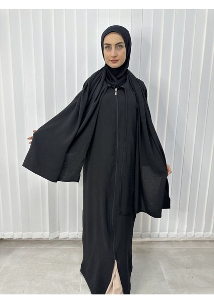 Şallı Namaz Elbisesi ,hijap, Tek Parca ( Hac ve Umre Için Uygunudur) Siyah Renk modelleri
