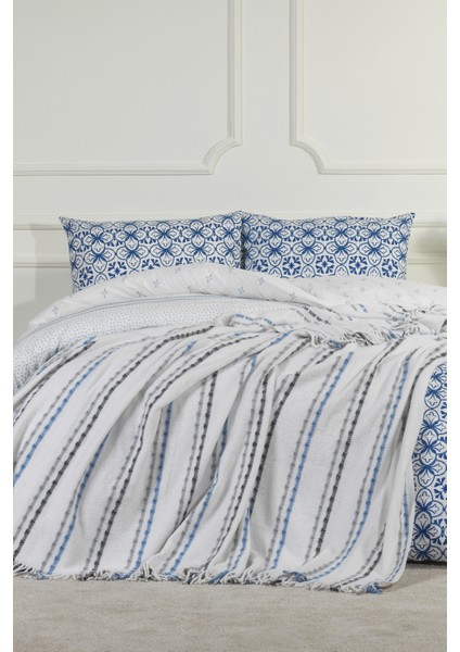 Arden Battaniye Çift Kişilik Pamuklu (200X220 Cm) Gri