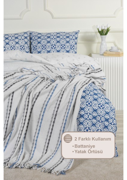 Arden Battaniye Çift Kişilik Pamuklu (200X220 Cm) Gri fiyatları