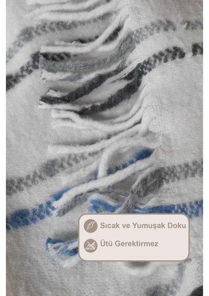 Arden Battaniye Çift Kişilik Pamuklu (200X220 Cm) Gri fırsatları