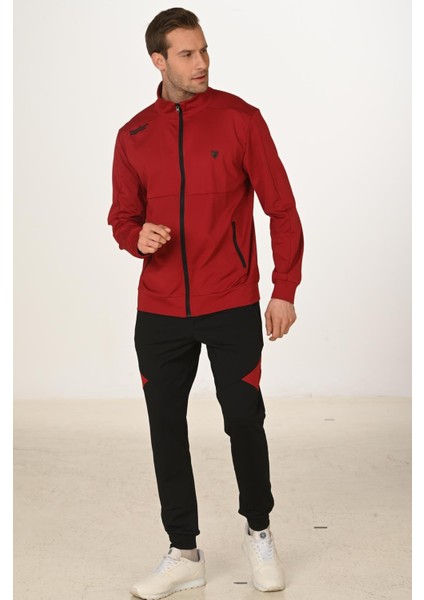 Şardonlu Dalgıç Erkek Eşofman Takımı Kırmızı 5255-K modelleri