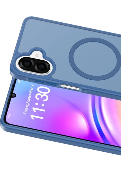 Lvsqvr Joko Samsung Galaxy A07 Jota Magsafe Kapak - Lacivert modelleri