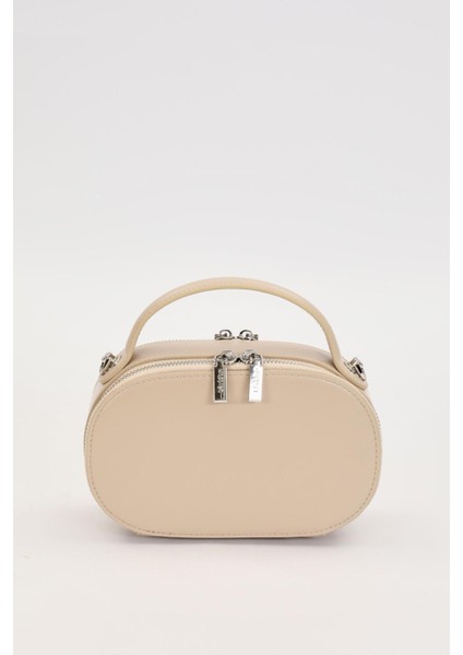 Bej Çift Fermuarlı El Çantası fırsatları