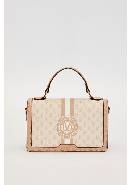 Vizon Logolu Monogram Desen El Çantası