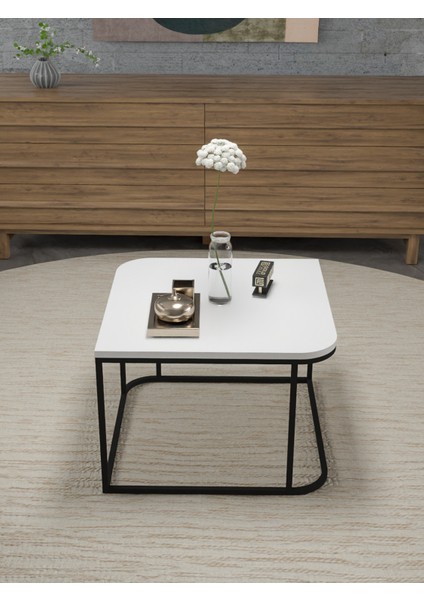 Orta Sehpa Ve Zigon Sehpa V Lüx 5'Li Set Beyaz fiyatları