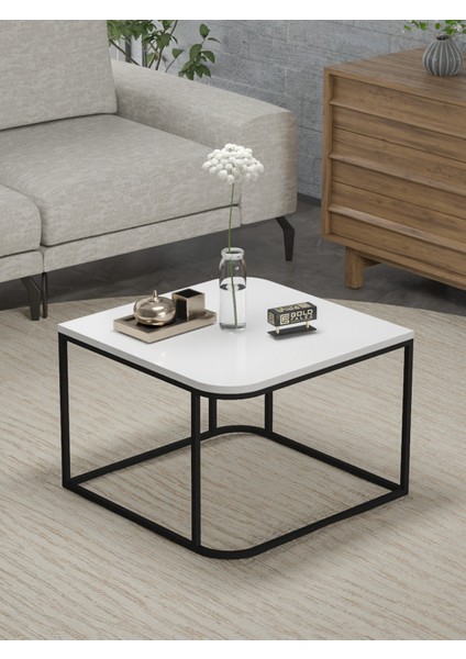 Orta Sehpa Ve Zigon Sehpa V Lüx 5'Li Set Beyaz indirimleri