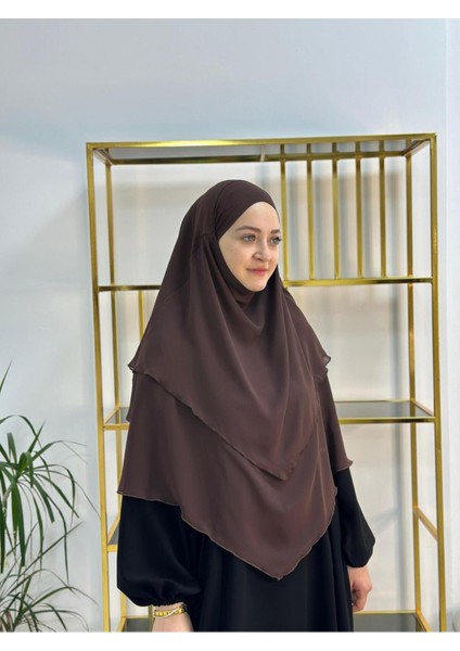Tesettür Şifon Sufle,hazır Peçeli, Khımar ,hicap,kahve fiyatları