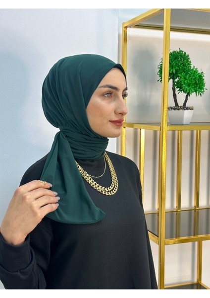 Ithal Kumaş Çıtçıtl Hazır Şal Iki Sekılde Kullanılır Zümrüt