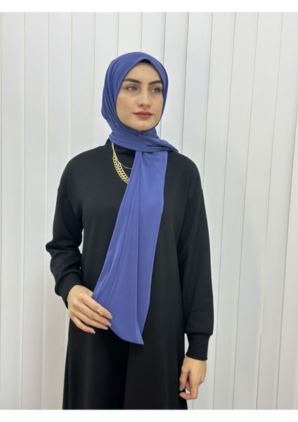Ithal Kumaş Çıtçıtlı Hazır Şal Iki Sekılde Kullanılır Indigo