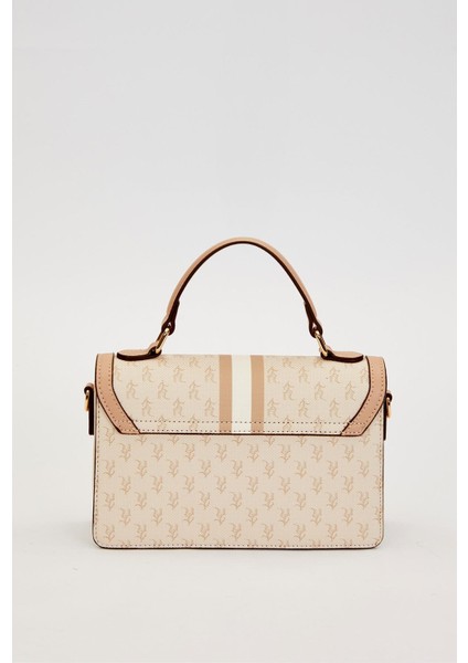 Vizon Logolu Monogram Desen El Çantası fırsatları