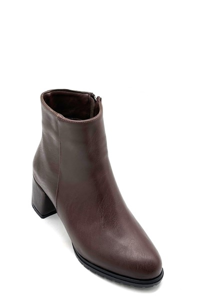 Amber Fermuarlı Kadın Bot Kahve fırsatları