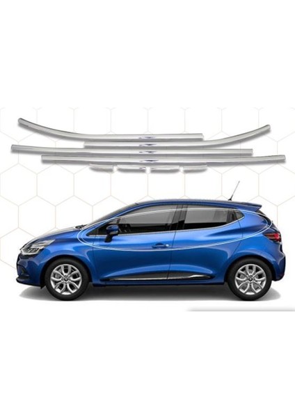 Renault Clio 4 Hb Krom Cam Çıtası 8 Parça 2012 ve Üzeri indirimleri