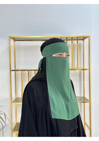 Tek Katlı Pece Medine Ipegi Haki Renk