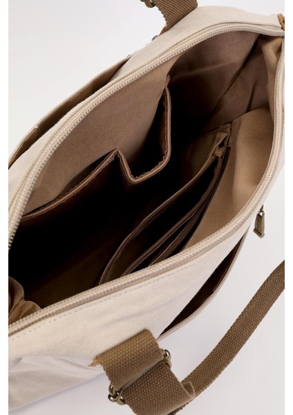 Vizon Çift Fermuarlı Kumaş Askılı El Çantası modelleri