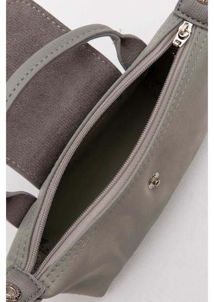 A.Gri Mini Boy Deri Kapak Detaylı El Çantası modelleri