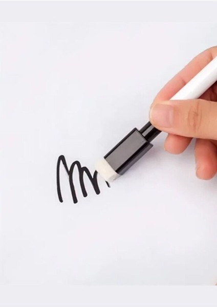 Yaz Sil Kalemi Seti - Yazı Tahtası Kalemi (6 Adet Siyah) fırsatları