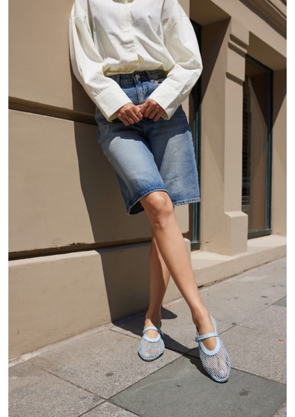 Alaya Kadın Kahverengi File Detay Babet